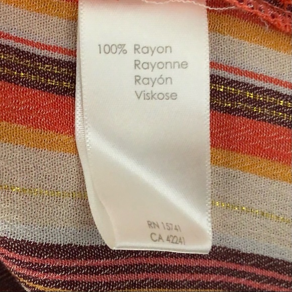 PJ Salvage NWT Metal Slow Jams open Striped Duster cardigan robe Size S/M - Picture 8 of 14